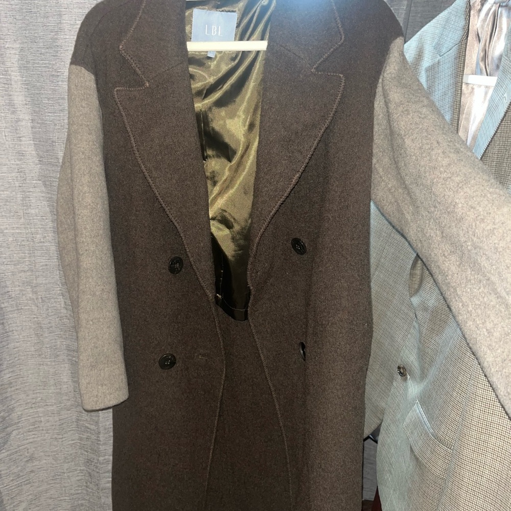 Women’s Trench Coat - Brown and Gray